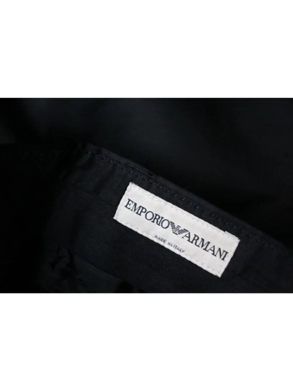 Vintage Emporio Armani Mens 32 x 30 Pleated Silky Shiny Pants F1420